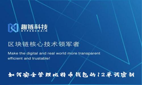 如何安全管理比特币钱包的12单词密钥