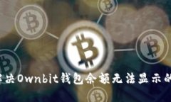 如何解决Ownbit钱包余额无法显示的问题？