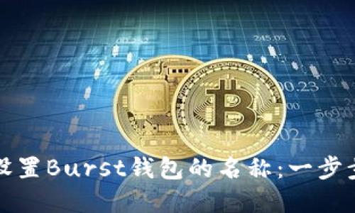 如何设置Burst钱包的名称:一步步详解